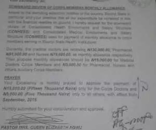 Ebonyi State Slashes Monthly Allowance Of Corper Doctors From N130k To N15k